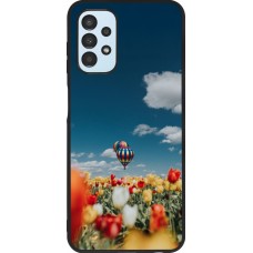 Samsung Galaxy A13 5G Case Hülle - Silikon schwarz Hot air balloon Spring 2026