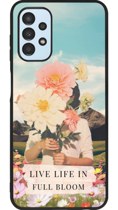 Samsung Galaxy A13 5G Case Hülle - Silikon schwarz Live life in full moon Spring 2026