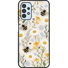 Samsung Galaxy A13 5G Case Hülle - Silikon schwarz Pattern bees Spring 2026