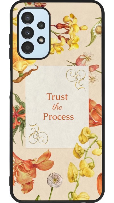 Samsung Galaxy A13 5G Case Hülle - Silikon schwarz Trust the process Spring 2026