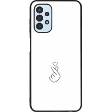 Samsung Galaxy A13 5G Case Hülle - Silikon schwarz Valentine 2024 heart by Millennials