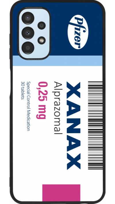 Coque Samsung Galaxy A13 5G - Silicone rigide noir Xanax Alprazolam 2025