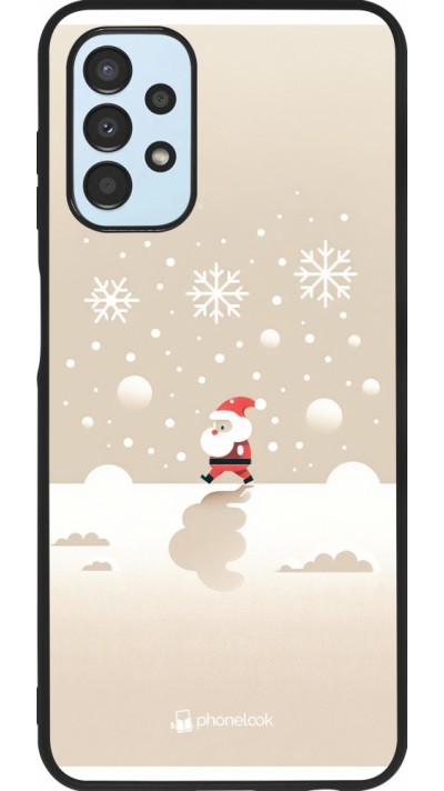 Samsung Galaxy A13 5G Case Hülle - Silikon schwarz Weihnachten 2023 Minimalistischer Weihnachtsmann