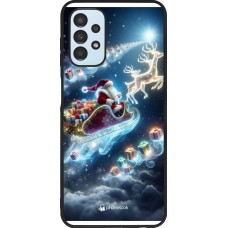 Samsung Galaxy A13 5G Case Hülle - Silikon schwarz Weihnachten 2023 Verzauberter Weihnachtsmann