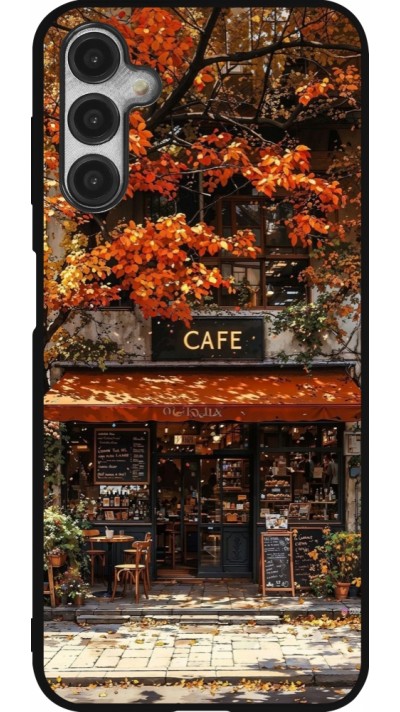 Samsung Galaxy A14 5G Case Hülle - Silikon schwarz Autumn 25 Coffee shop