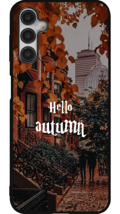 Samsung Galaxy A14 5G Case Hülle - Silikon schwarz Autumn 25 Hello autumn