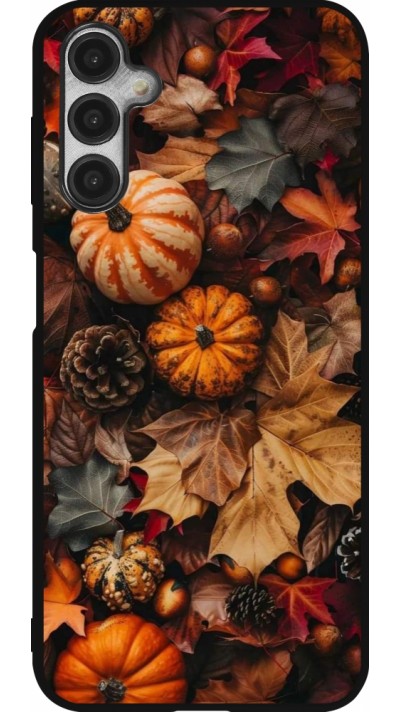 Samsung Galaxy A14 5G Case Hülle - Silikon schwarz Autumn 25 Pumpkin