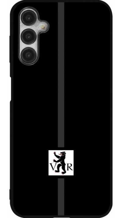 Coque Samsung Galaxy A14 5G - Silicone rigide noir Canton AR noir
