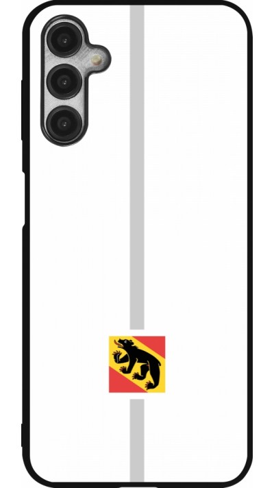 Coque Samsung Galaxy A14 5G - Silicone rigide noir Canton BE blanc