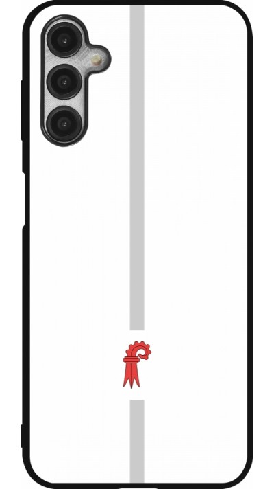 Coque Samsung Galaxy A14 5G - Silicone rigide noir Canton BL blanc