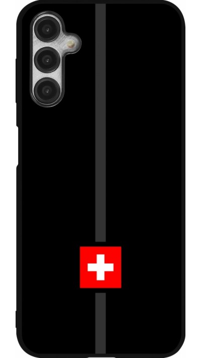 Coque Samsung Galaxy A14 5G - Silicone rigide noir Canton CH noir