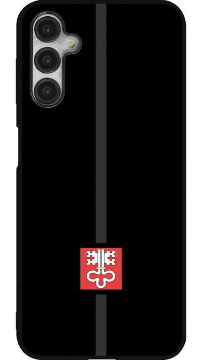 Coque Samsung Galaxy A14 5G - Silicone rigide noir Canton NW noir
