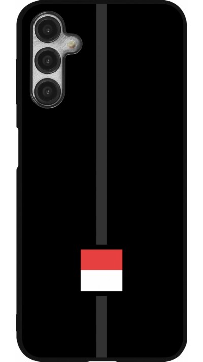 Coque Samsung Galaxy A14 5G - Silicone rigide noir Canton SO noir