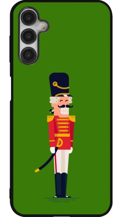 Samsung Galaxy A14 5G Case Hülle - Silikon schwarz Christmas 25 Nutcracker Green