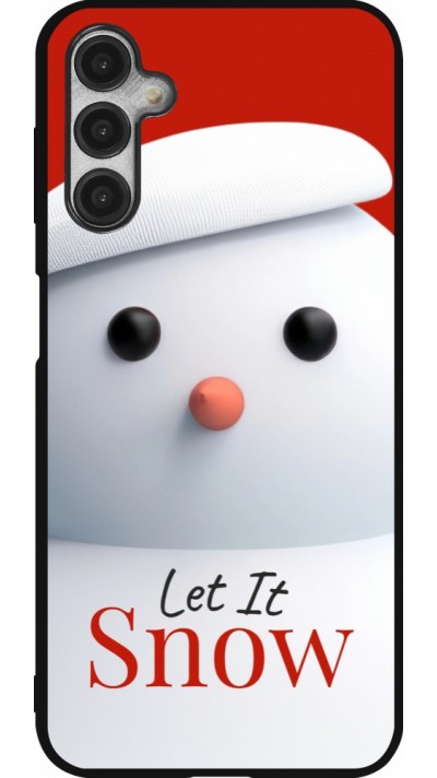 Samsung Galaxy A14 5G Case Hülle - Silikon schwarz Christmas 25 Xmas Snowman