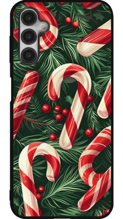 Samsung Galaxy A14 5G Case Hülle - Silikon schwarz Christmas 25 Xmas Stick