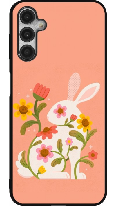 Samsung Galaxy A14 5G Case Hülle - Silikon schwarz Easter 2026 Rabbit collage