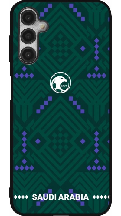 Samsung Galaxy A14 5G Case Hülle - Silikon schwarz Saudi Arabien 2026 personalisierbares Fussballtrikot