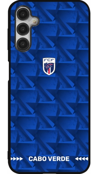 Samsung Galaxy A14 5G Case Hülle - Silikon schwarz Kap Verde 2026 personalisierbares Fussballtrikot