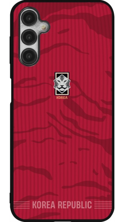 Samsung Galaxy A14 5G Case Hülle - Silikon schwarz Südkorea 2026 personalisierbares Fussballtrikot