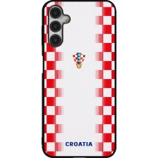 Samsung Galaxy A14 5G Case Hülle - Silikon schwarz Kroatien 2026 personalisierbares Fussballtrikot