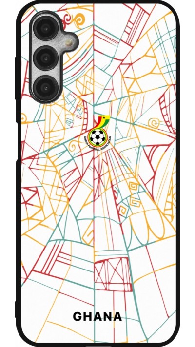 Samsung Galaxy A14 5G Case Hülle - Silikon schwarz Ghana 2026 personalisierbares Fussballtrikot