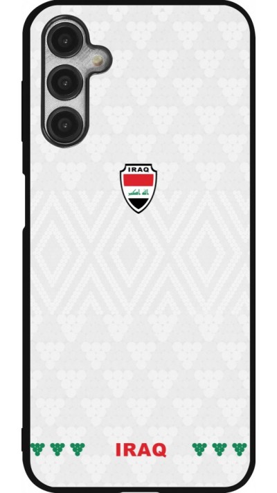 Samsung Galaxy A14 5G Case Hülle - Silikon schwarz Irak 2026 personalisierbares Fussballtrikot