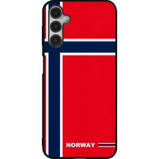 Samsung Galaxy A14 5G Case Hülle - Silikon schwarz Norwegen 2026 personalisierbares Fussballtrikot