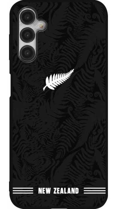 Samsung Galaxy A14 5G Case Hülle - Silikon schwarz Neuseeland 2026 personalisierbares Fussballtrikot