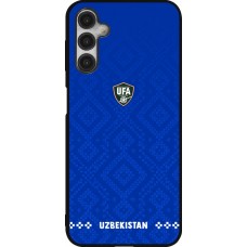 Samsung Galaxy A14 5G Case Hülle - Silikon schwarz Usbekistan 2026 personalisierbares Fussballtrikot