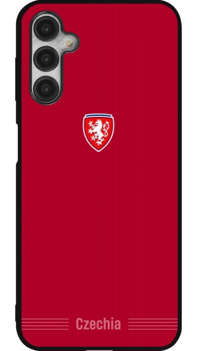 Samsung Galaxy A14 5G Case Hülle - Silikon schwarz Tschechische Republik 2026 personalisierbares Fussballtrikot