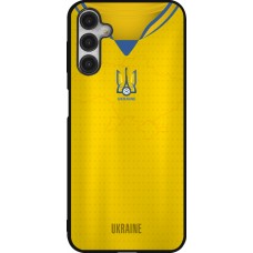 Coque Samsung Galaxy A14 5G - Silicone rigide noir Maillot de football Ukraine