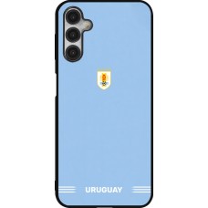 Samsung Galaxy A14 5G Case Hülle - Silikon schwarz Uruguay 2026 personalisierbares Fussballtrikot