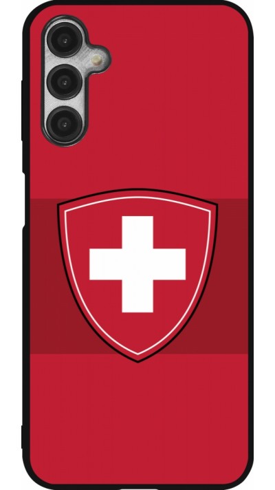 Samsung Galaxy A14 5G Case Hülle - Silikon schwarz Hockey World Championship Ecusson Suisse