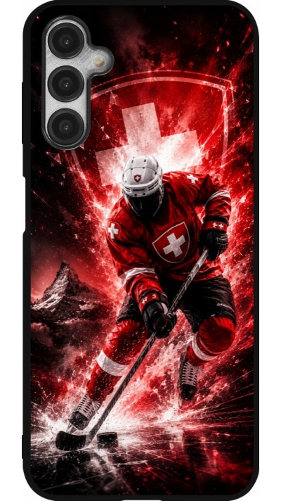 Samsung Galaxy A14 5G Case Hülle - Silikon schwarz Hockey World Championship Player