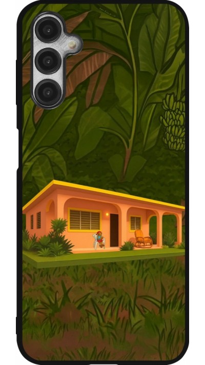 Samsung Galaxy A14 5G Case Hülle - Silikon schwarz Benitos house DTMF