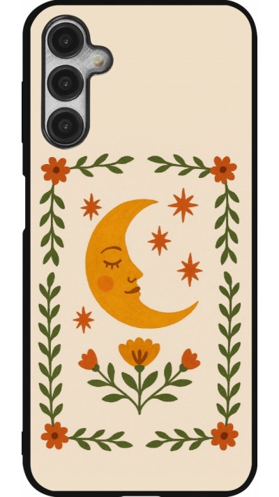 Samsung Galaxy A14 5G Case Hülle - Silikon schwarz Half moon stamp 2026