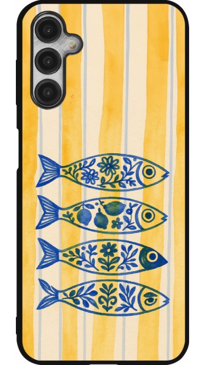 Samsung Galaxy A14 5G Case Hülle - Silikon schwarz Portuguese fish 2026