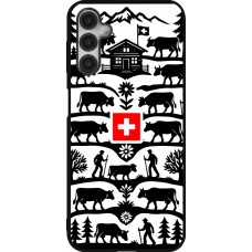 Coque Samsung Galaxy A14 5G - Silicone rigide noir Poya Suisse 3