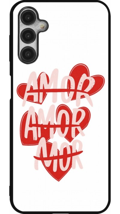Samsung Galaxy A14 5G Case Hülle - Silikon schwarz Saint Valentines Day 26 Amor