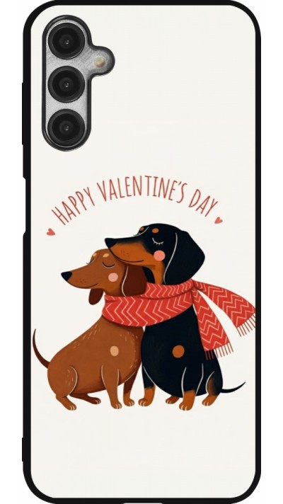 Samsung Galaxy A14 5G Case Hülle - Silikon schwarz Saint Valentines Day 26 Happy Valentine