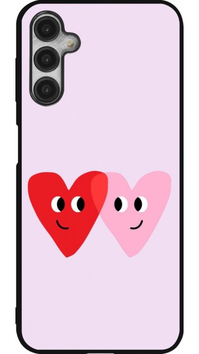 Samsung Galaxy A14 5G Case Hülle - Silikon schwarz Saint Valentines Day 26 Heart
