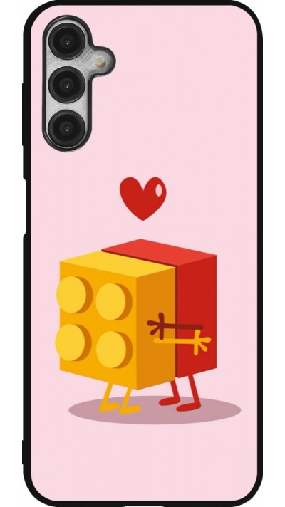 Samsung Galaxy A14 5G Case Hülle - Silikon schwarz Saint Valentines Day 26 Puzzle