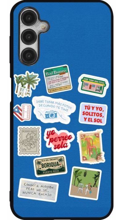Samsung Galaxy A14 5G Case Hülle - Silikon schwarz Seals of the Dominican Republic DTMF
