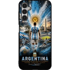 Samsung Galaxy A14 5G Case Hülle - Silikon schwarz Fussball Argentinien splash 2026