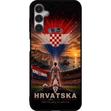 Samsung Galaxy A14 5G Case Hülle - Silikon schwarz Fussball Kroatien splash 2026