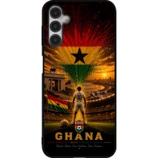 Samsung Galaxy A14 5G Case Hülle - Silikon schwarz Fussball Ghana splash 2026