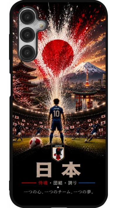 Samsung Galaxy A14 5G Case Hülle - Silikon schwarz Fussball Japan splash 2026