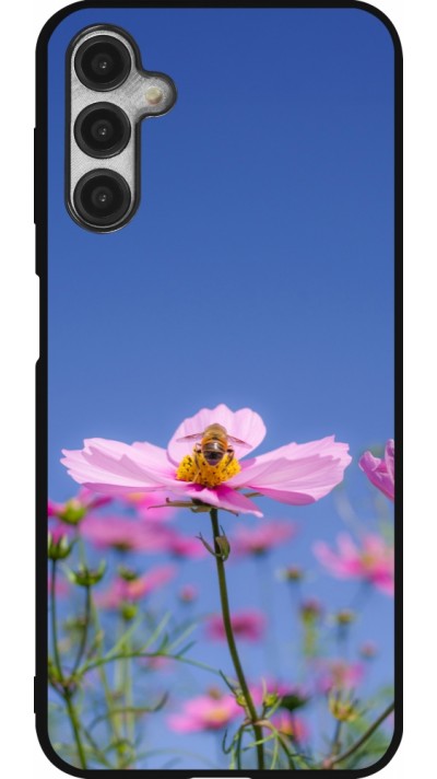Samsung Galaxy A14 5G Case Hülle - Silikon schwarz Bee on a flower 2026