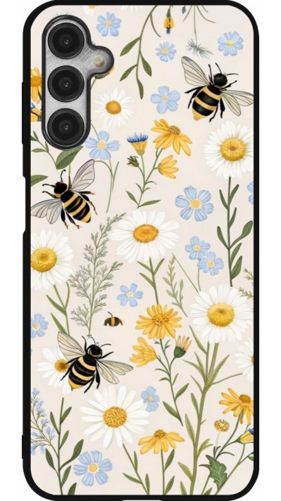 Samsung Galaxy A14 5G Case Hülle - Silikon schwarz Pattern bees 2026